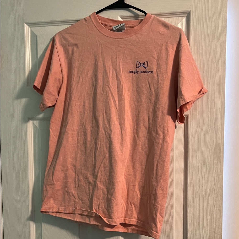 Simply Southern Coral Short Sleeve Tee